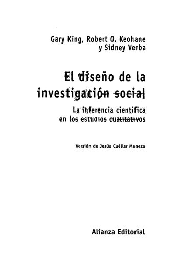 El Diseño De La Investigacion Social