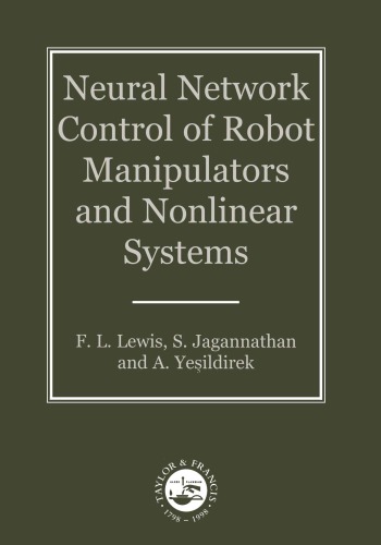 Neural Network Control of Robot Manipulators and Non-Linear Systems