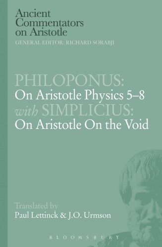 On Aristotle ''Physics 5-8''