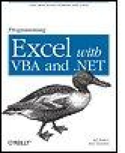 Programming Excel with VBA and .NET