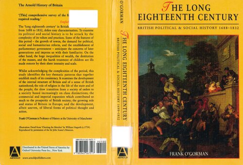 The Long Eighteenth Century: British Political and Social History 1688-1832