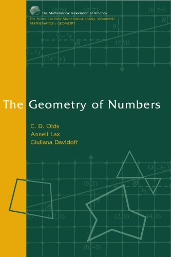 The Geometry of Numbers