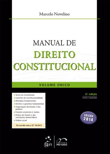 Manual de Direito Constituicional - Volume Único