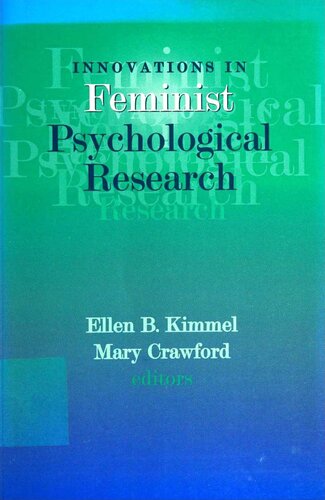 Innovations in Feminist Psychological Research