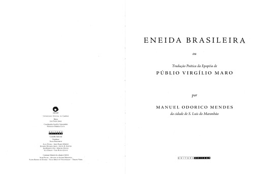 Eneida brasileira: Tradução Poética da Epopéia de Públio Virgílio Maro