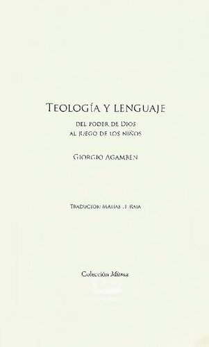 Teologia Y Lenguaje