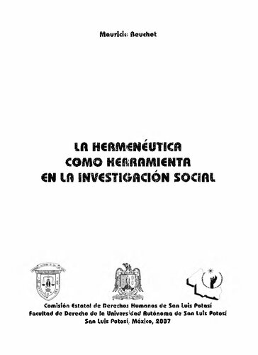 La Hermeneutica Como Herramienta En La Investigacion Social