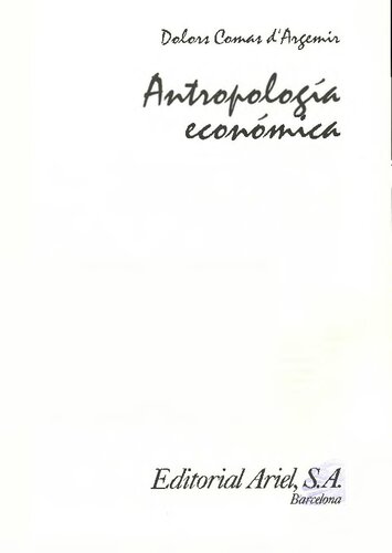 Antropologia Economica