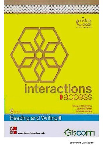 Interactions Access Reading and Writing, Gold edition