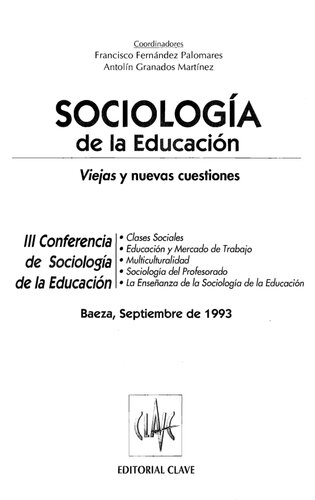 Sociologia De La Educacion