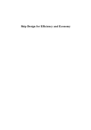 Ship Design for Efficiency and Economy