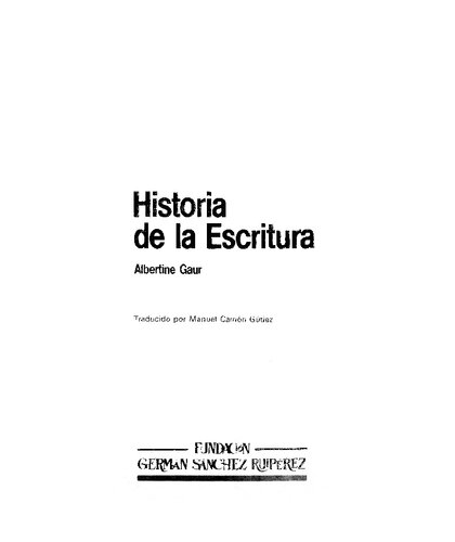 Historia De La Escritura