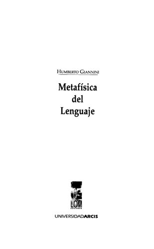 Metafisica del lenguaje