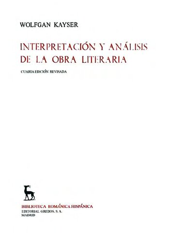 Interpretación y analisis de la obra literaría