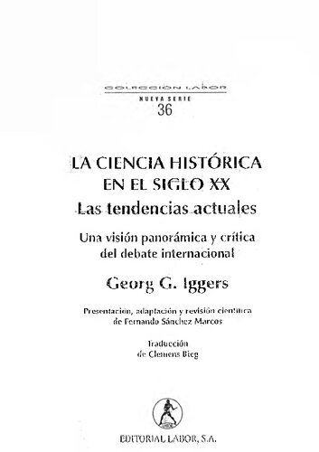 La Ciencia Historica Del Siglo XX