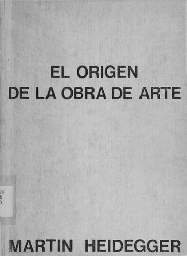 El origen de la obra de arte