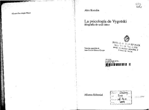 La Psicologia De Vygotski