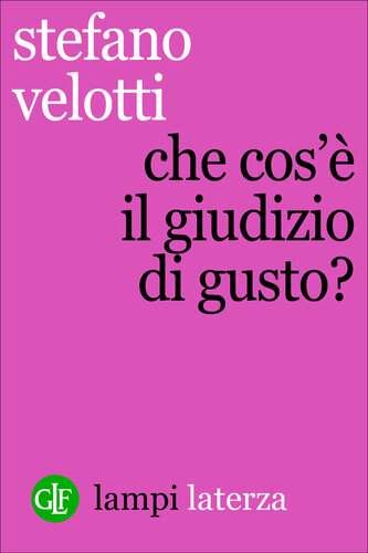 Che cos'è il giudizio di gusto?