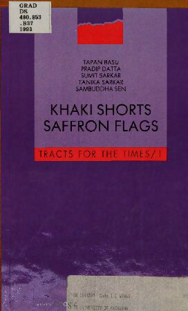 Khaki shorts and saffron flags : a critique of the Hindu right