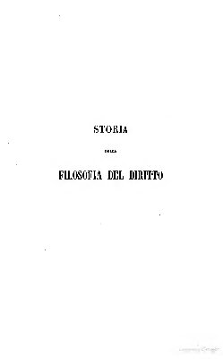 Storia della filosofia del diritto