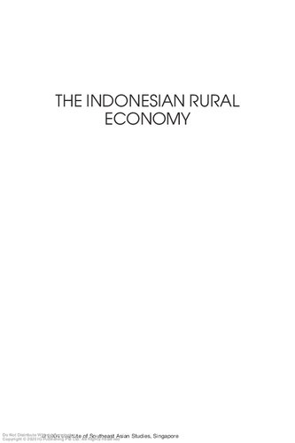 The Indonesian rural economy : mobility, work and enterprise