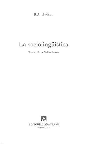 La Sociolinguistica