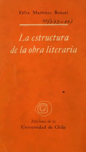 La estructura de la obra literaria: una investigación de filosofía del lenguaje y estética