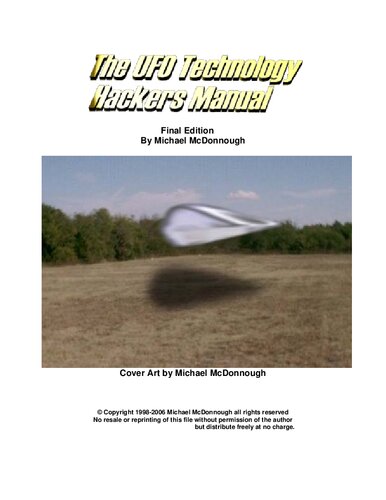 The UFO Technology Hackers Manual