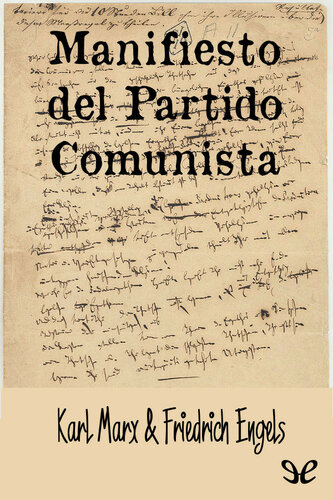 Manifiesto del Partido Comunista [Trad. de José Rafael Herrera]