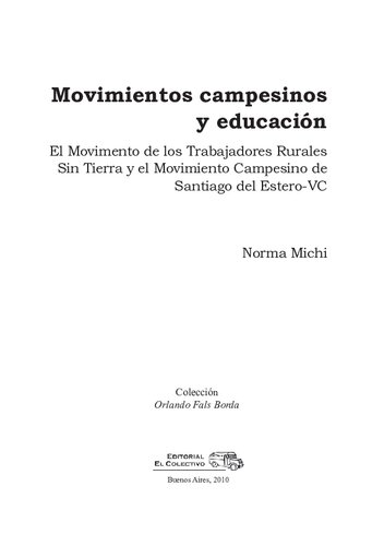 Movimientos Campesinos Y Educacion