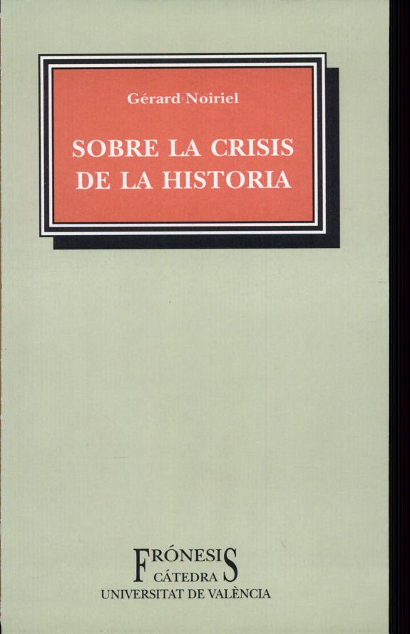 Sobre la crisis de la historia