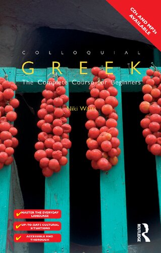 Colloquial Greek: The Complete Course for Beginners [Book]