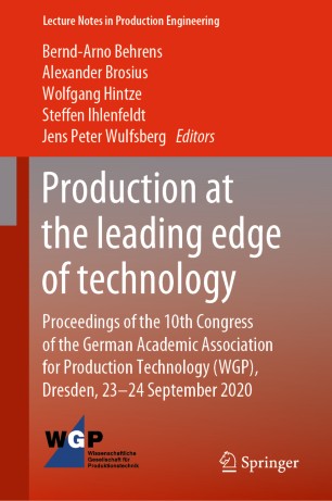 Production at the leading edge of technology: Proceedings of the 10th Congress of the German Academic Association for Production Technology (WGP), Dresden, 23-24 September 2020