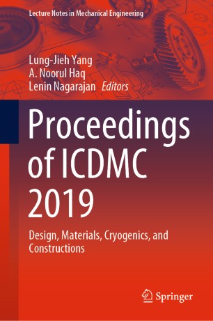 Proceedings of ICDMC 2019: Design, Materials, Cryogenics, and Constructions