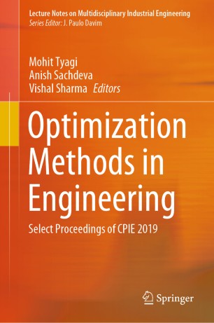 Optimization Methods in Engineering: Select Proceedings of CPIE 2019