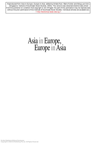 Asia in Europe, Europe in Asia