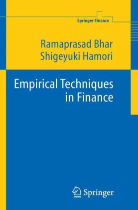 Empirical techniques in finance