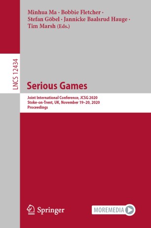 Serious Games: Joint International Conference, JCSG 2020, Stoke-on-Trent, UK, November 19–20, 2020, Proceedings