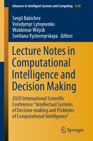 Lecture Notes in Computational Intelligence and Decision Making: 2020 International Scientific Conference 