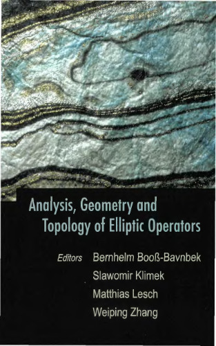 Analysis, geometry and topology of elliptic operators