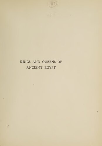 Kings and Queens of Egypt