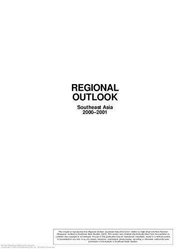 Regional outlook : Southeast Asia 2000-2001.