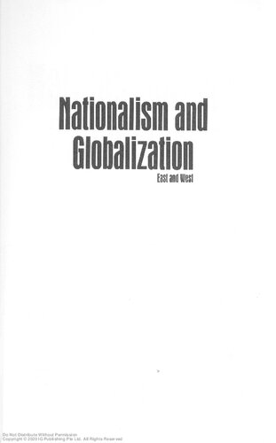 Nationalism et globalization : East et West.