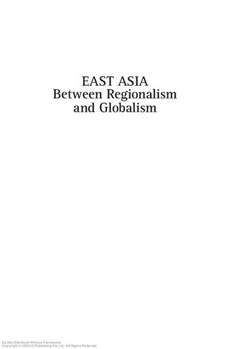 East Asia : between regionalism and globalism