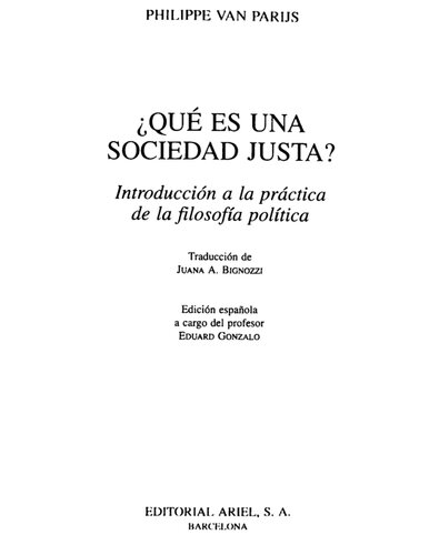 Que Es Una Sociedad Justa