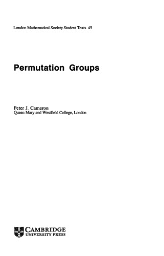 Permutation groups