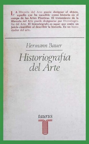 Historiografia Del Arte