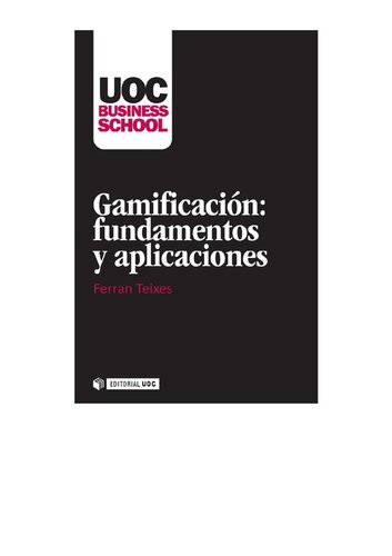 Gamificació: fundamentos y aplicaciones