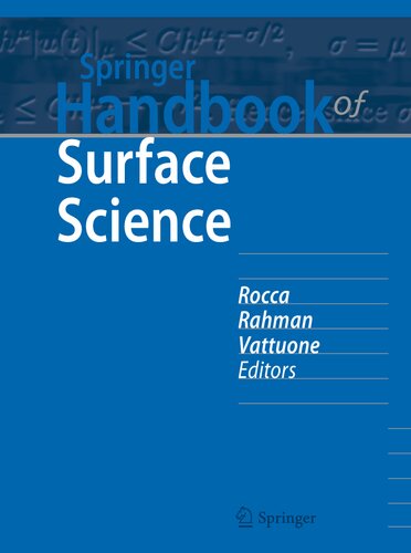 Springer Handbook of Surface Science