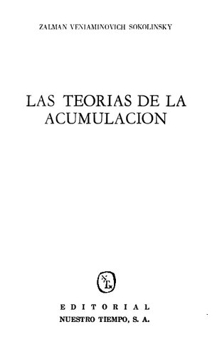 Las teorías de la acumulación